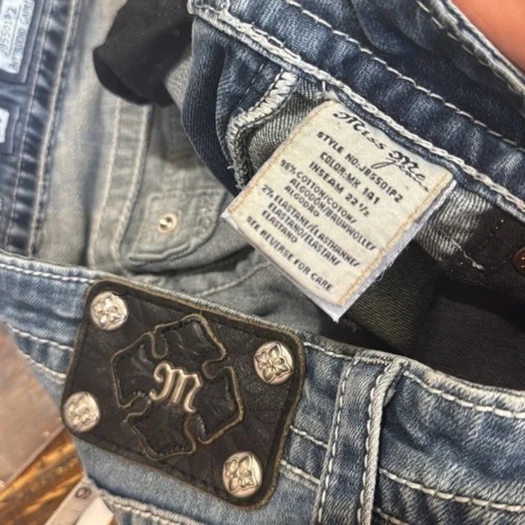 MISS ME - Jb55o1p2 Boyfriend Capri Jeans size 27 - Picture 5 of 6